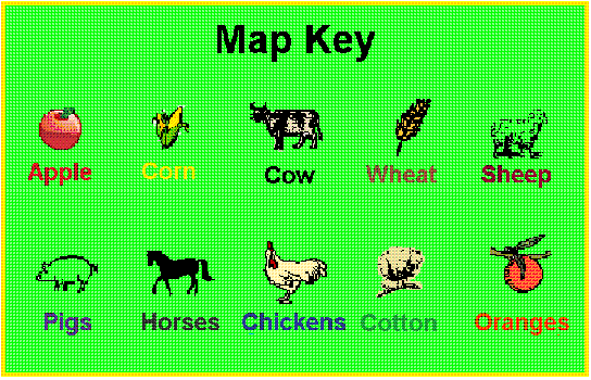 map key symbols